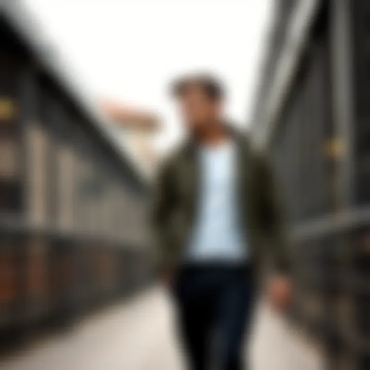 Elegant casual outfit showcasing Jack Jones Core jacket