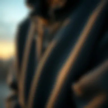 Close-up of quality materials used in Jack Jones sweatshirts