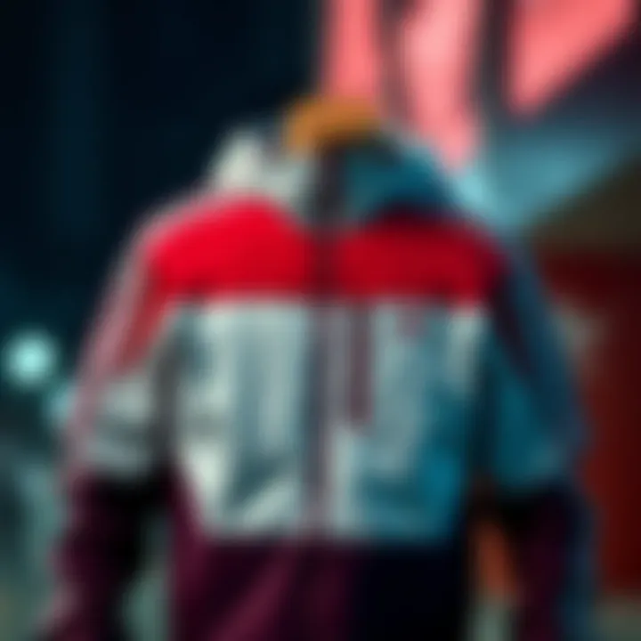 Sleek design of an Adidas jacket showcasing both style and functionality.