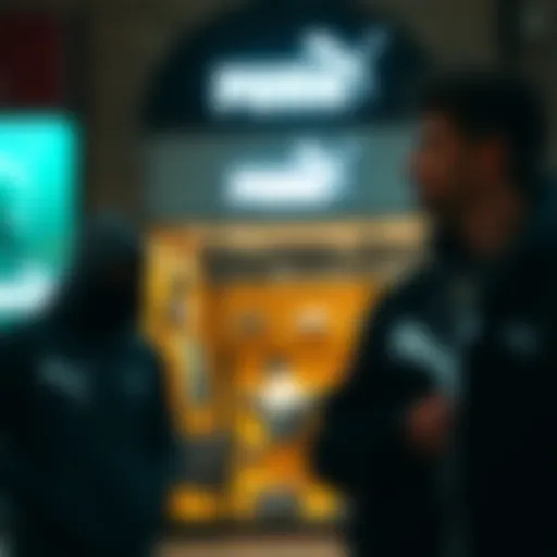 Puma store front in Karaköy showcasing modern sportswear