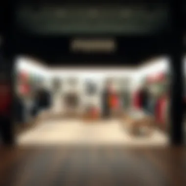 Interior view of Puma store highlighting innovative designs