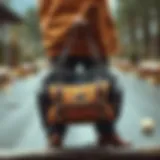 Stylish lumberjack bag showcasing elegance and practicality