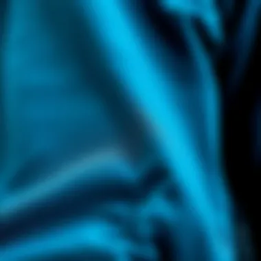 Close-up of unique fabric textures in athletic wear