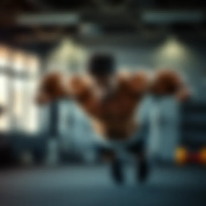 Muscle development from push-ups