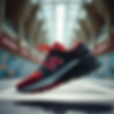 Dynamic performance of New Balance 458 in action