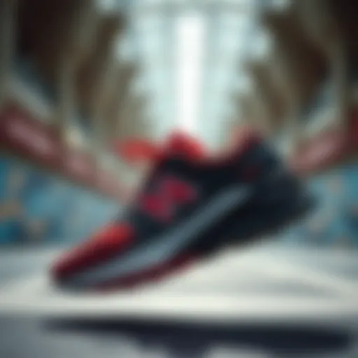 Dynamic performance of New Balance 458 in action