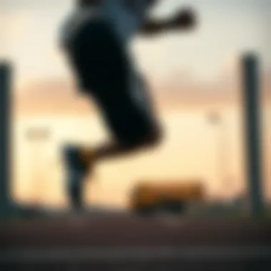 Agility in Motion Athlete showcasing agility with tennis shoes