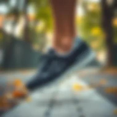 New Balance Kadın sneaker in everyday use