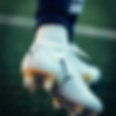 Close-up of the innovative design of Neymar's Puma boots