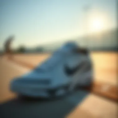 Stylish design of Nike sports footwear