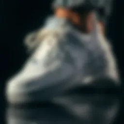 Detailed view of Nike Air Force sneaker design showcasing craftsmanship