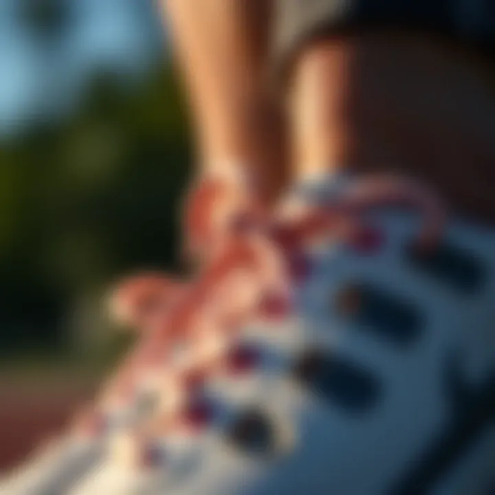 Close-up on Performance Features Close-up of Nike Air Turuncu highlighting performance features