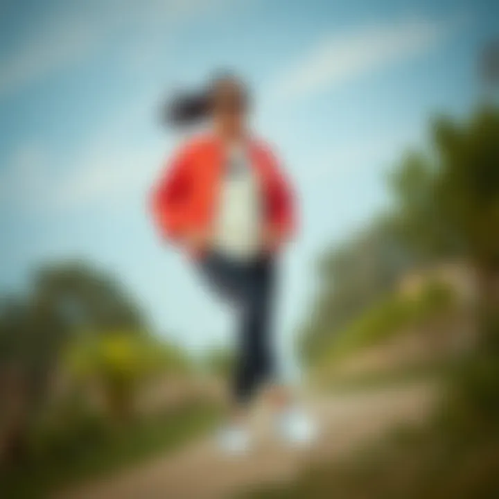 Stylish Outfit Pairing Stylish outfit pairing with Nike Air Turuncu for sporty looks