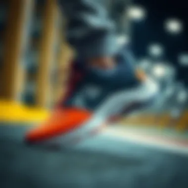 Stylish Nike athletic footwear showcasing advanced design.