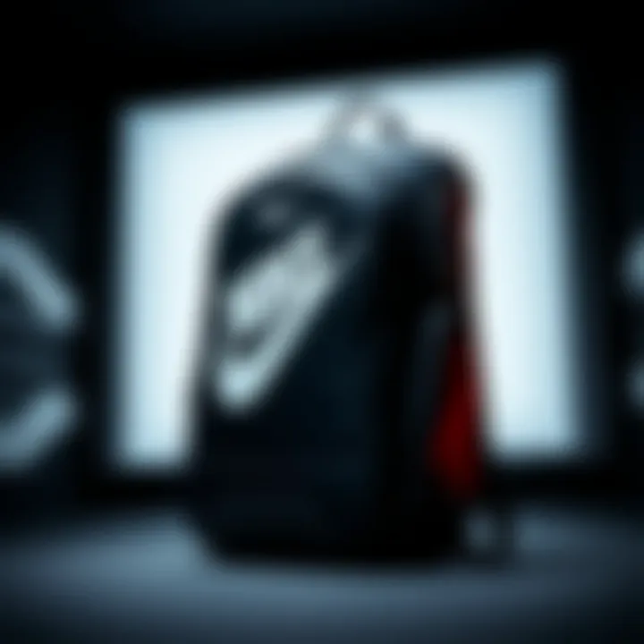 Stylish Nike backpack showcasing sleek design