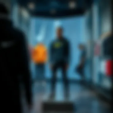 Cutting-Edge Sportswear Exhibition Showcasing Nike's innovative sportswear collection