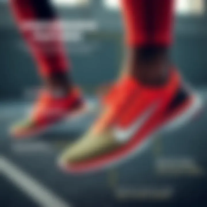 Performance-oriented features of the Nike Flex Trainer highlighted during training session