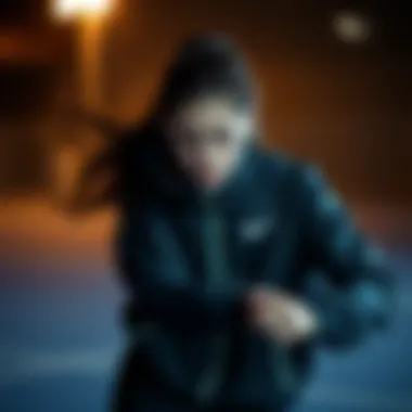 Performance Unleashed: Nike Jacket in Action Athletic performance with Nike girl jacket