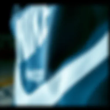 Close-up of Nike Heritage bag highlighting material texture