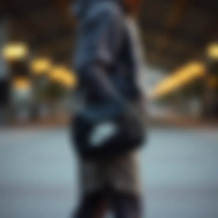 Nike Heritage bag paired with sporty attire