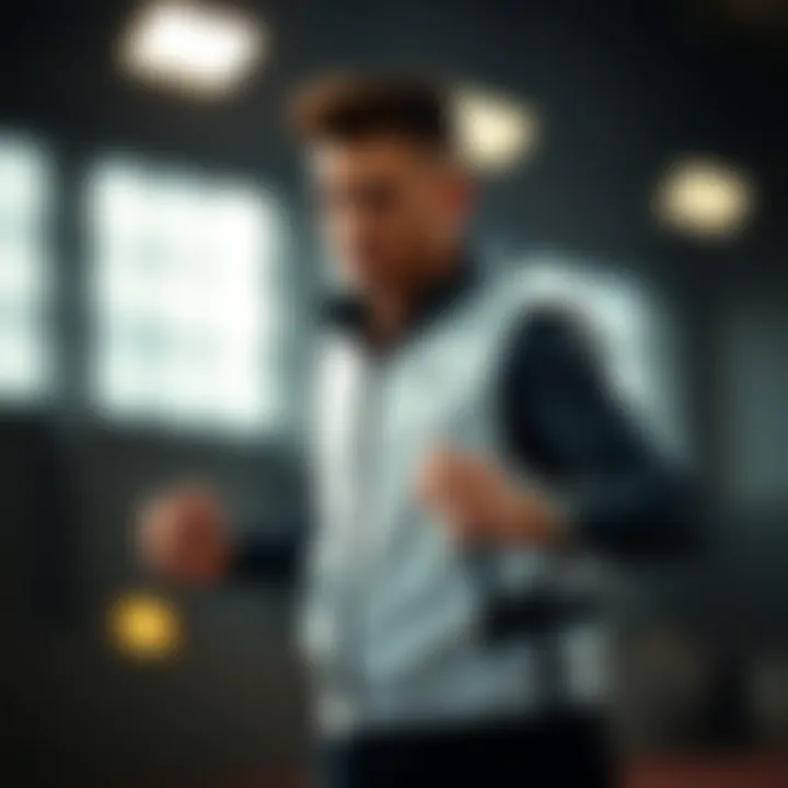 Athlete showcasing the versatility of the Nike vest