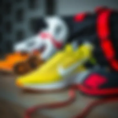 Nike Miler React displayed alongside running gear