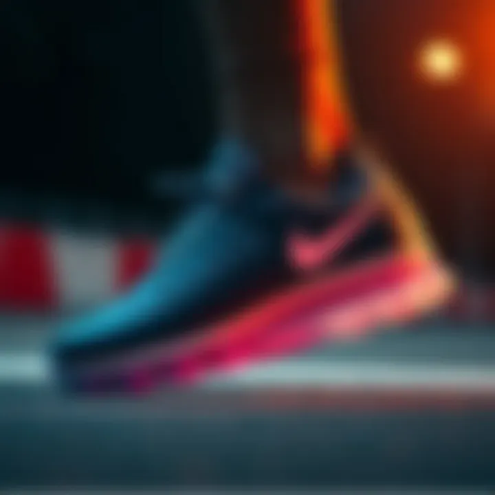 Comfortable sole technology of Nike shoes.