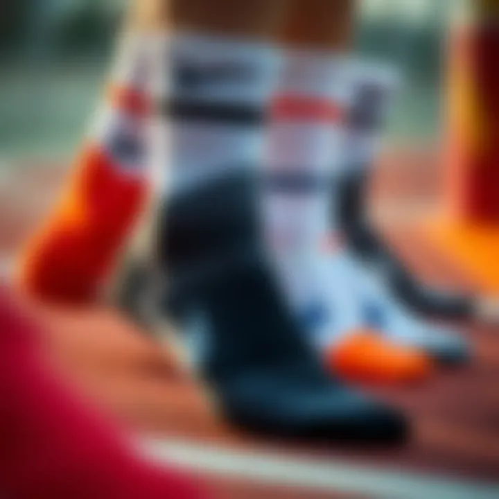 Variety of Nike socks for different sports