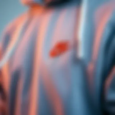 Quality Material of the Nike Sportswear Club Hoodie Close-up of the material used in the Nike Sportswear Club Hoodie highlighting its quality and comfort