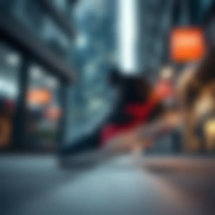 Nizza RF Hi Shoes in Urban Style Stylish Nizza RF Hi shoes displayed on a modern urban background