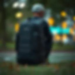 Stylish Nors Mag backpack showcasing modern design and functionality.