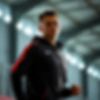 Stylish athlete demonstrating the aesthetic appeal of shoulder width