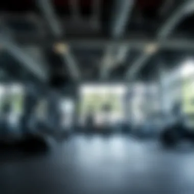 Creating an Inspiring Fitness Environment A well-organized fitness space with equipment