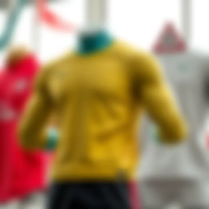 Various color options for long-sleeve tops