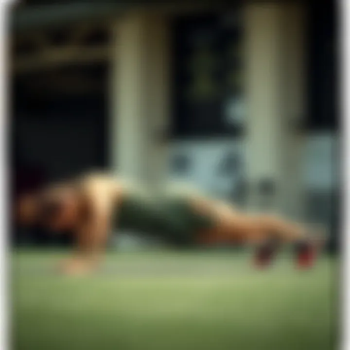 Illustration of the benefits of doing plank exercises