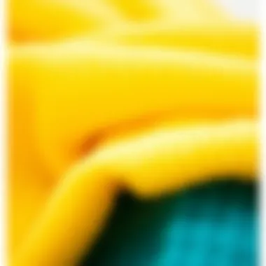 Close-up of polar fabric highlighting its softness and warmth