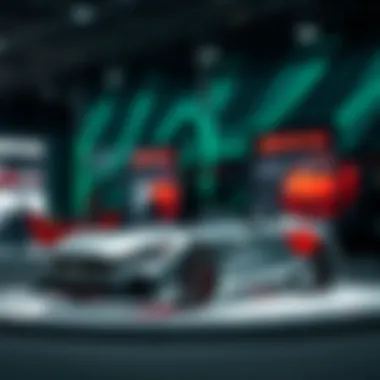 Stylish design elements from Puma AMG Petronas collaboration on display