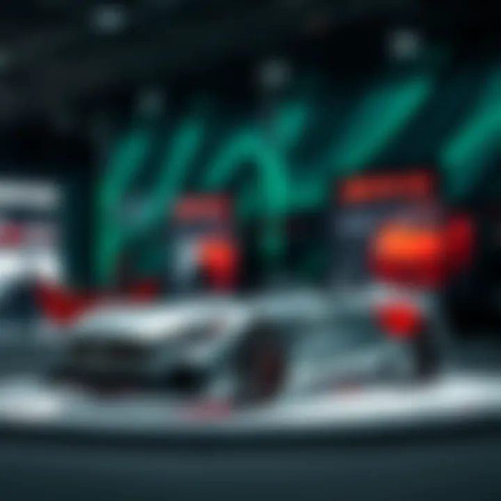 Stylish design elements from Puma AMG Petronas collaboration on display