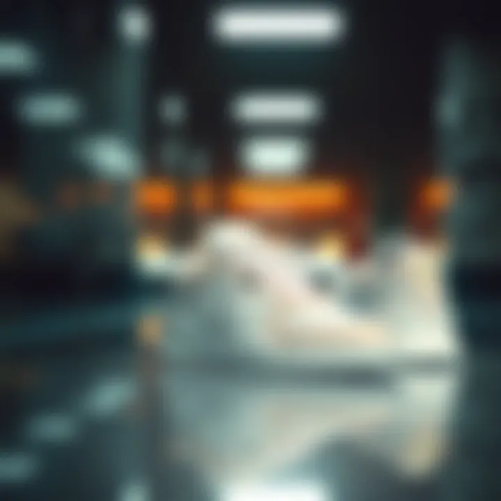 Elegant and stylish Puma Shuffle sneakers on a reflective surface