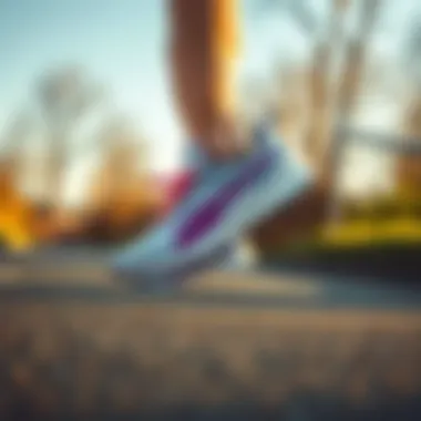 User enjoying a run in Puma Shuffle sneakers on a sunny day