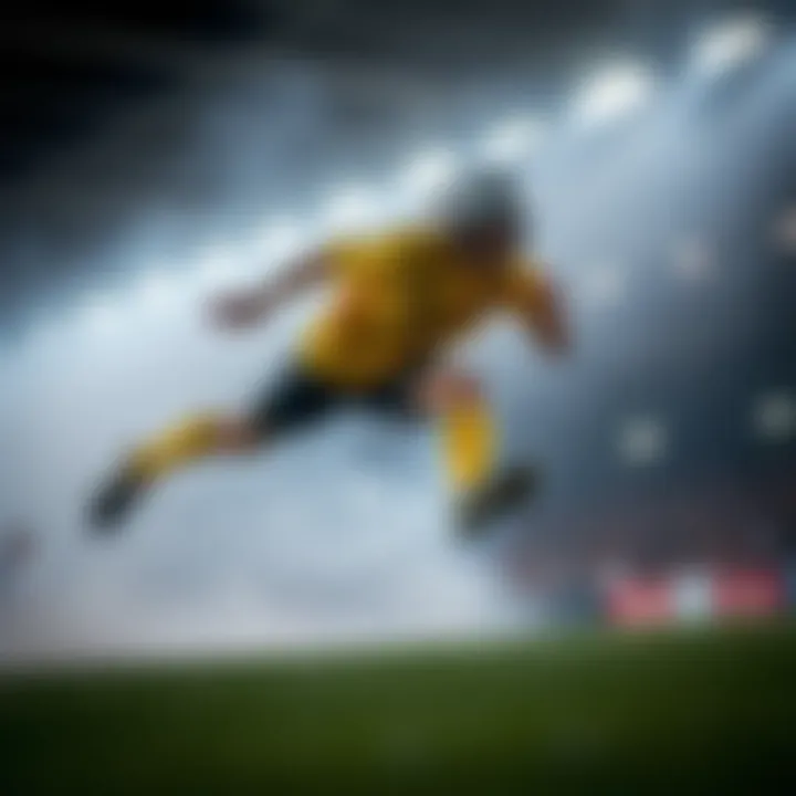 Puma Smash V2 Buck Siyah in action during a sporting event