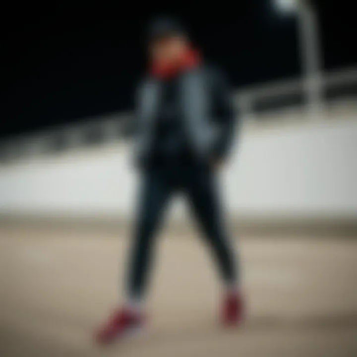 Stylish casual outfit featuring Puma Smash V2 Buck Siyah