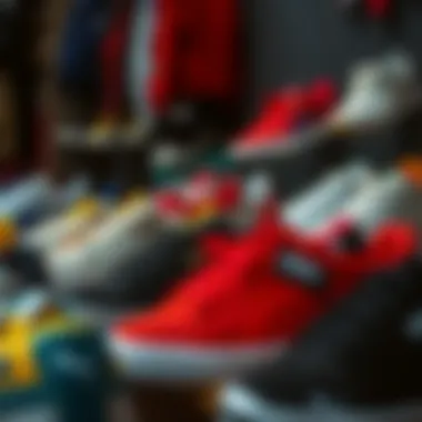 A stylish display of various Puma sneaker models