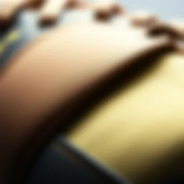 Close-up of Puma Teveris Nitro material highlighting comfort and performance