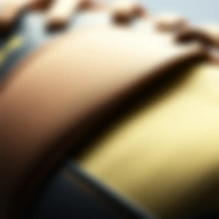 Close-up of Puma Teveris Nitro material highlighting comfort and performance