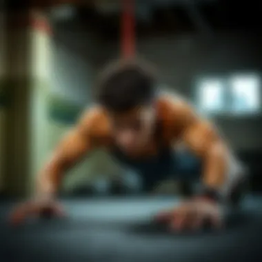 Progression of difficulty in push-ups