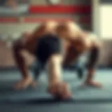 Demonstration of push-up variations