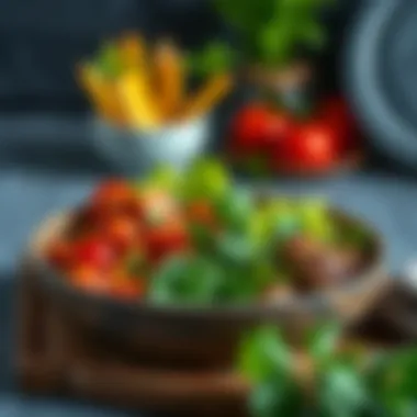 Healthy meals prepared for athletes