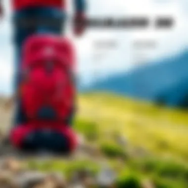 Comparison chart of backpack features and specifications