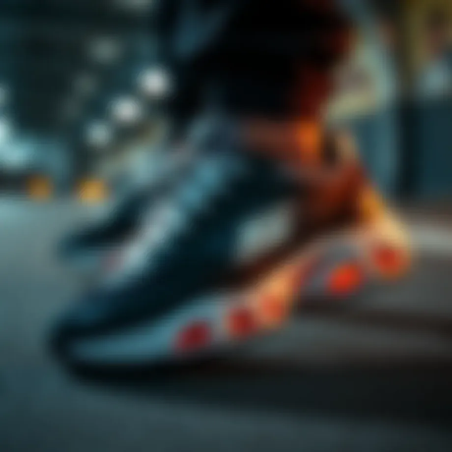 A dynamic view of Skechers 52811 showcasing its sleek design